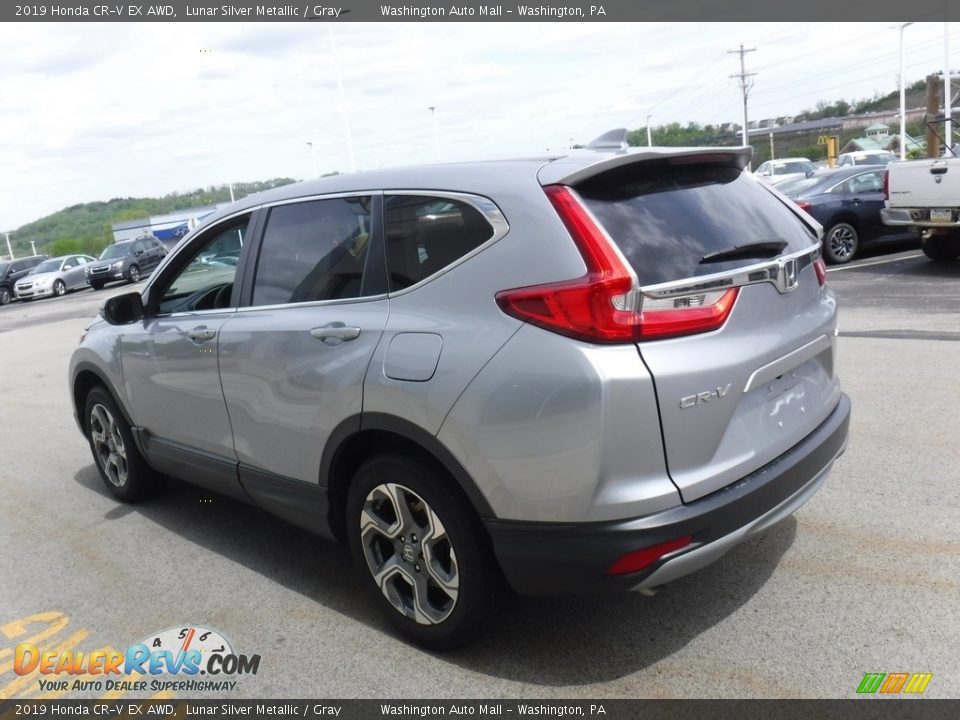2019 Honda CR-V EX AWD Lunar Silver Metallic / Gray Photo #8
