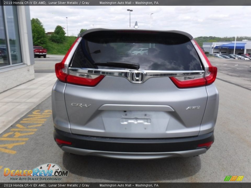 2019 Honda CR-V EX AWD Lunar Silver Metallic / Gray Photo #9