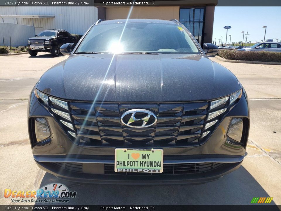 2022 Hyundai Tucson SEL Phantom Black / Gray Photo #9