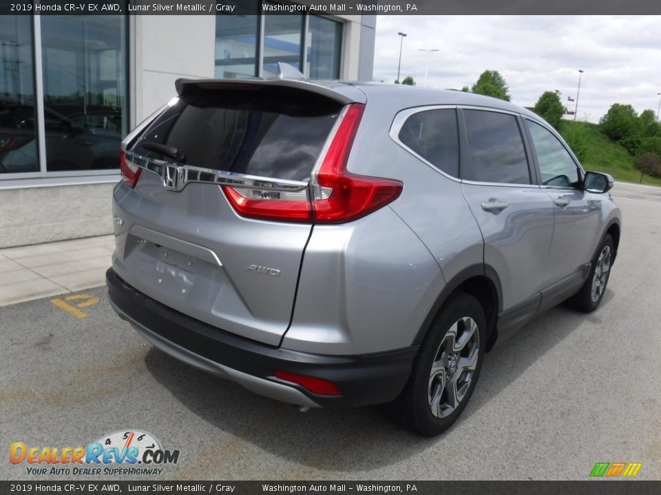2019 Honda CR-V EX AWD Lunar Silver Metallic / Gray Photo #10