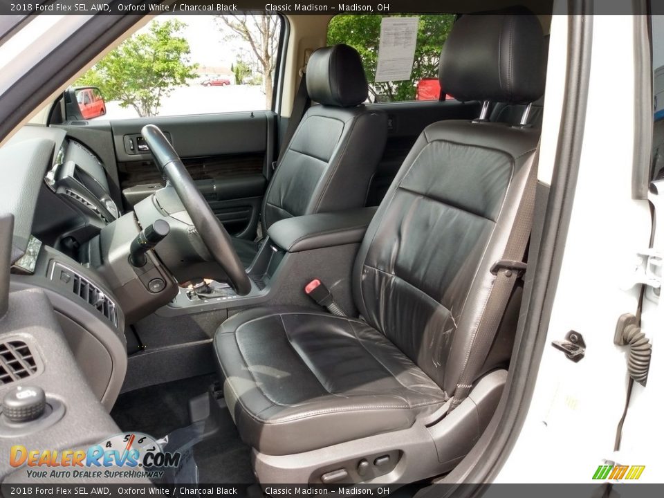 Charcoal Black Interior - 2018 Ford Flex SEL AWD Photo #2