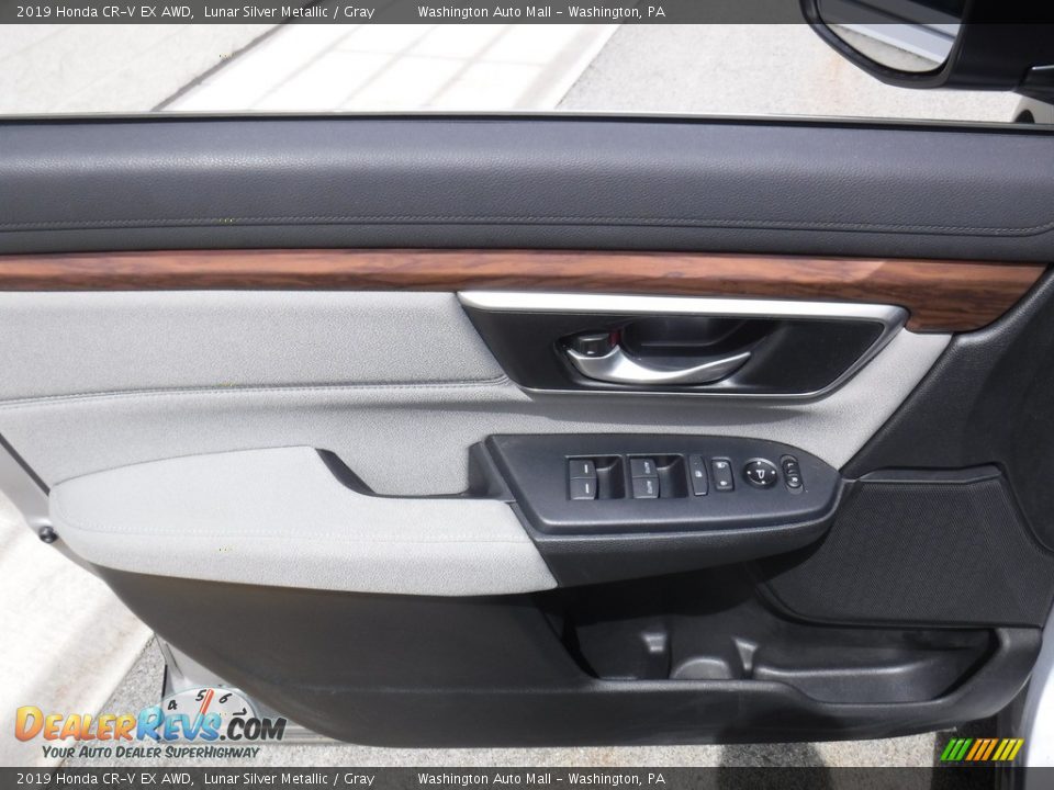 2019 Honda CR-V EX AWD Lunar Silver Metallic / Gray Photo #13