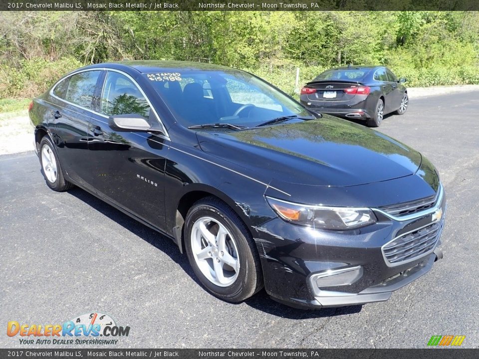 2017 Chevrolet Malibu LS Mosaic Black Metallic / Jet Black Photo #5