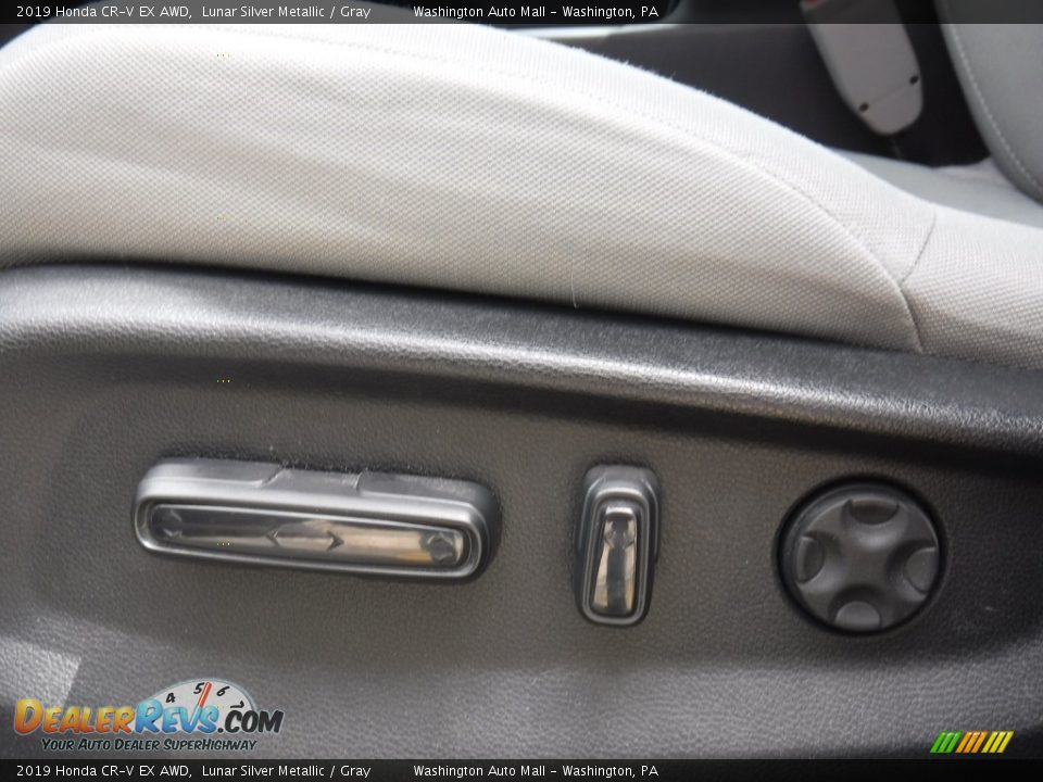 2019 Honda CR-V EX AWD Lunar Silver Metallic / Gray Photo #16