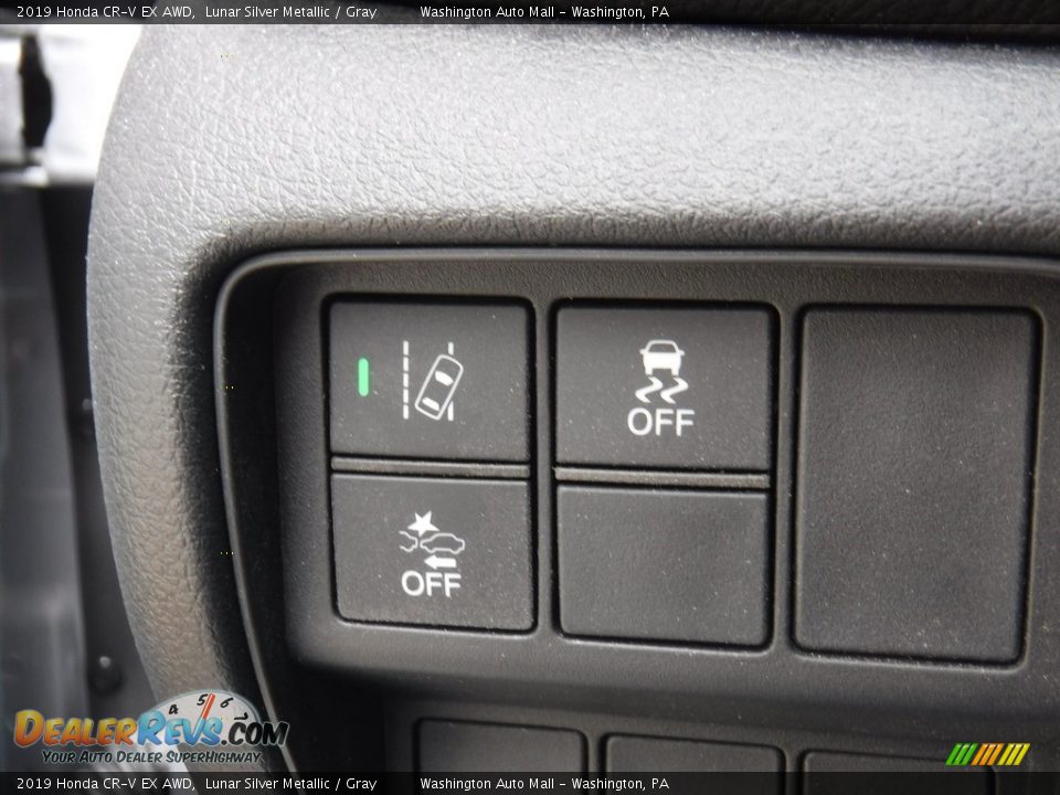 2019 Honda CR-V EX AWD Lunar Silver Metallic / Gray Photo #17