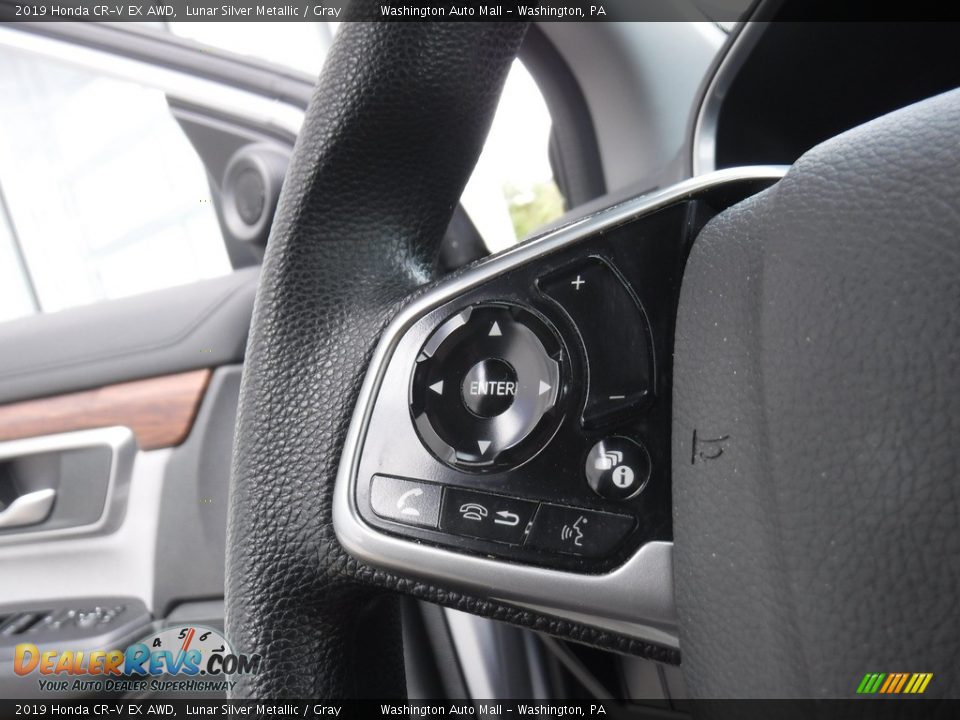 2019 Honda CR-V EX AWD Lunar Silver Metallic / Gray Photo #21