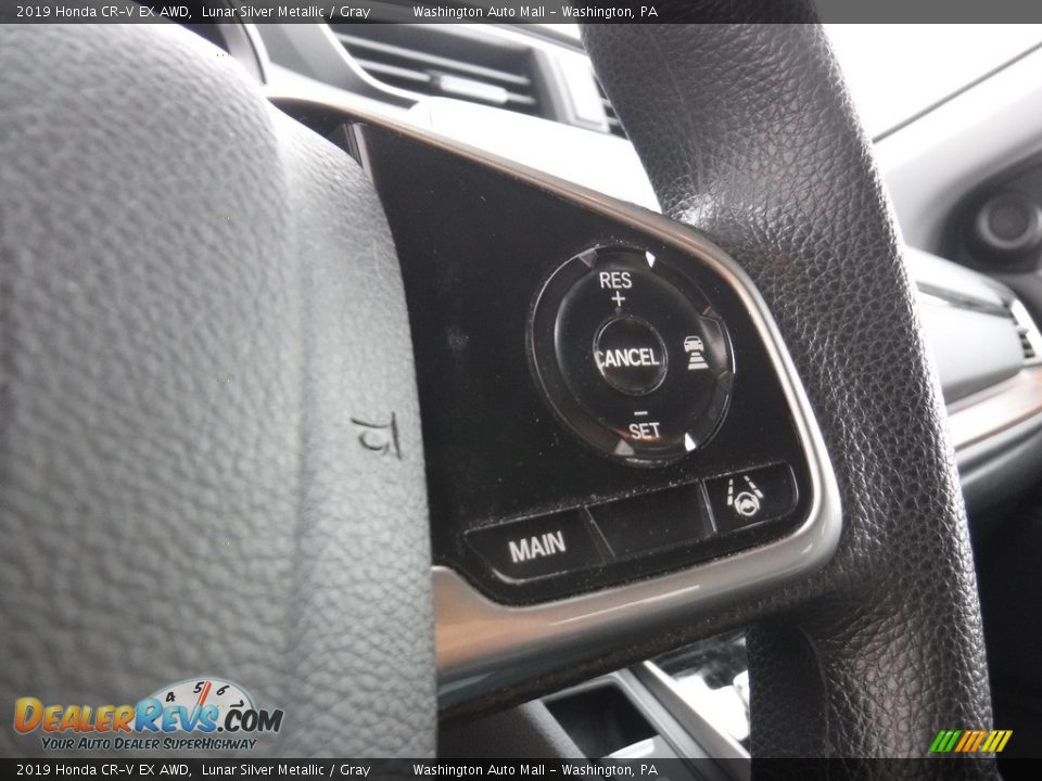 2019 Honda CR-V EX AWD Lunar Silver Metallic / Gray Photo #22