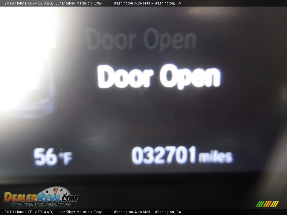 2019 Honda CR-V EX AWD Lunar Silver Metallic / Gray Photo #28