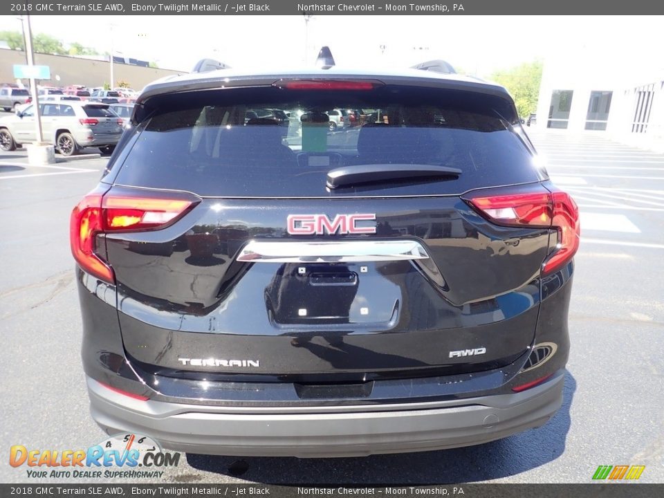 2018 GMC Terrain SLE AWD Ebony Twilight Metallic / ­Jet Black Photo #6