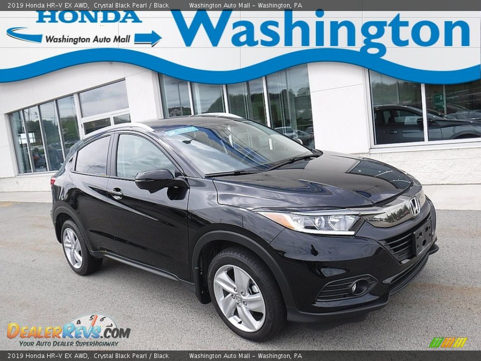 2019 Honda HR-V EX AWD Crystal Black Pearl / Black Photo #1