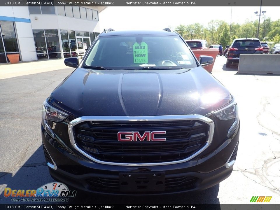 2018 GMC Terrain SLE AWD Ebony Twilight Metallic / ­Jet Black Photo #13
