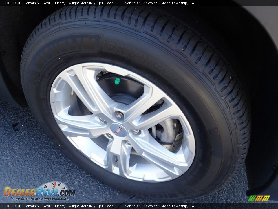 2018 GMC Terrain SLE AWD Ebony Twilight Metallic / ­Jet Black Photo #14