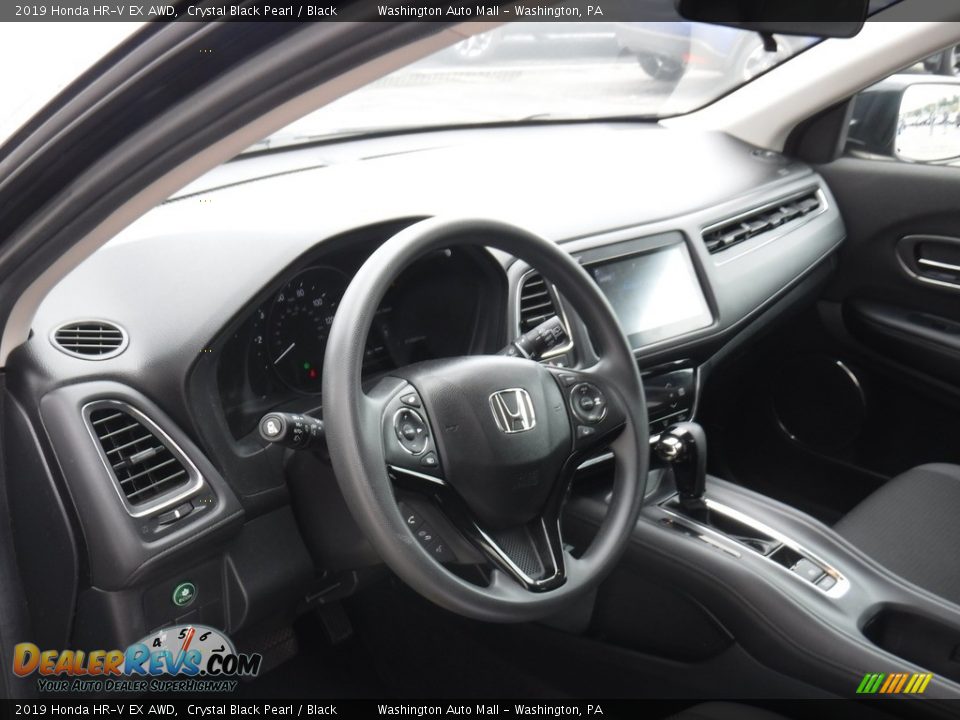 2019 Honda HR-V EX AWD Crystal Black Pearl / Black Photo #13