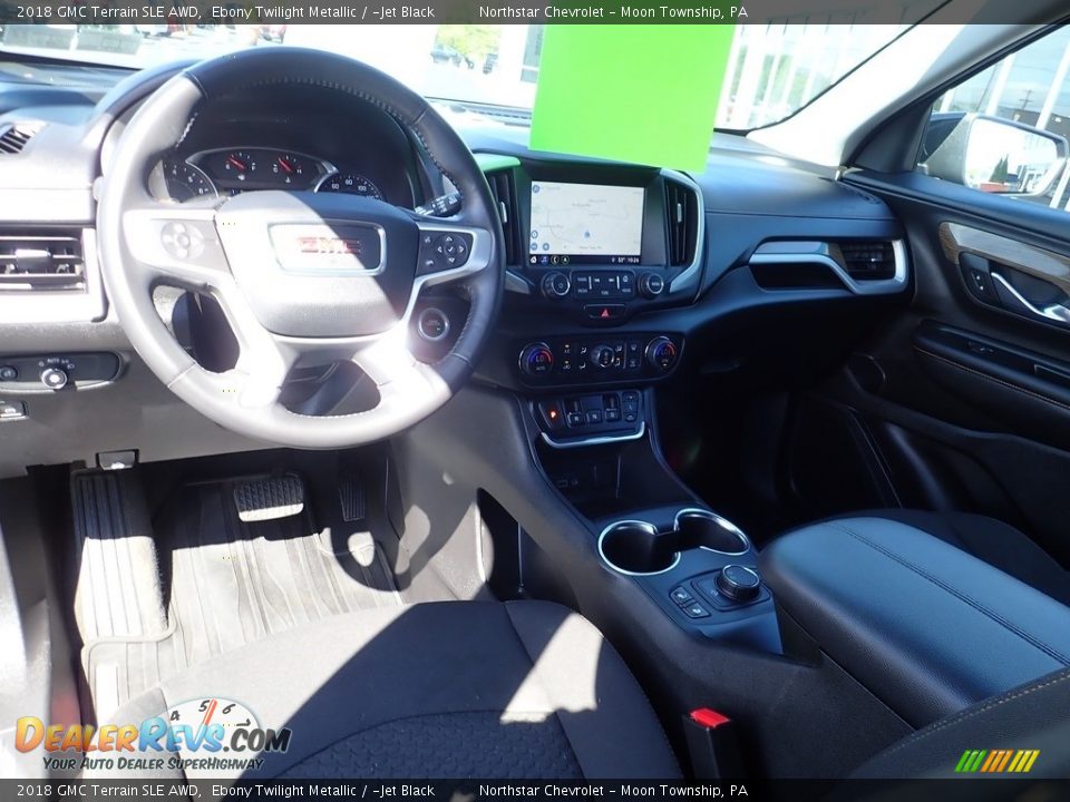 2018 GMC Terrain SLE AWD Ebony Twilight Metallic / ­Jet Black Photo #21