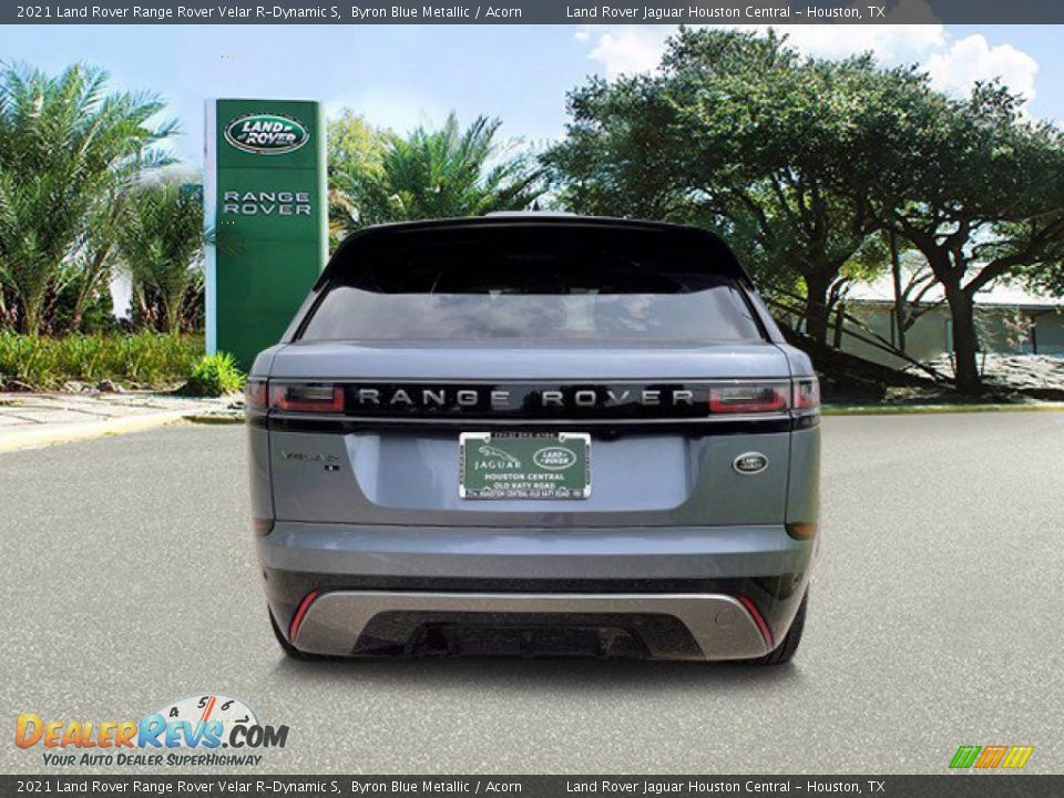 2021 Land Rover Range Rover Velar R-Dynamic S Byron Blue Metallic / Acorn Photo #7