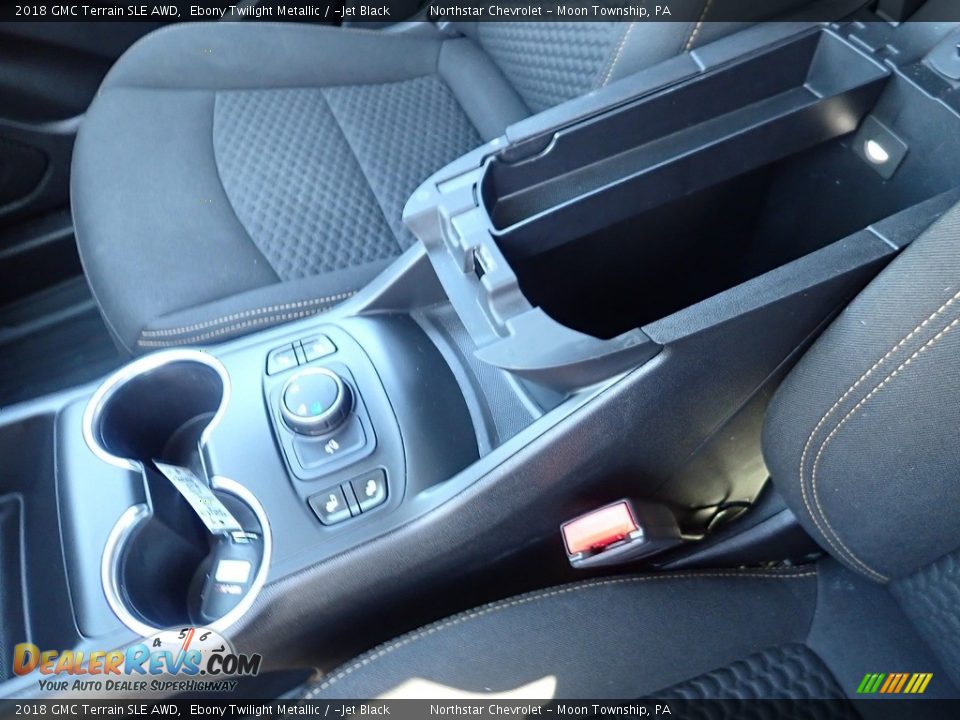 2018 GMC Terrain SLE AWD Ebony Twilight Metallic / ­Jet Black Photo #25