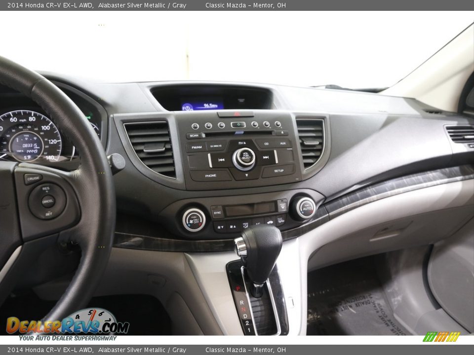 2014 Honda CR-V EX-L AWD Alabaster Silver Metallic / Gray Photo #10