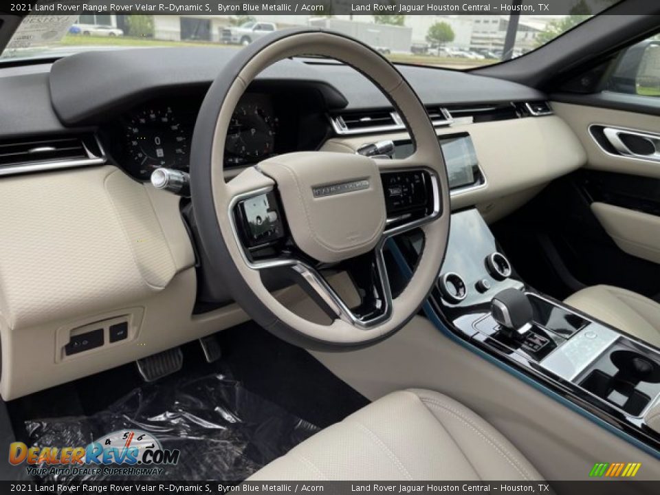 2021 Land Rover Range Rover Velar R-Dynamic S Byron Blue Metallic / Acorn Photo #27