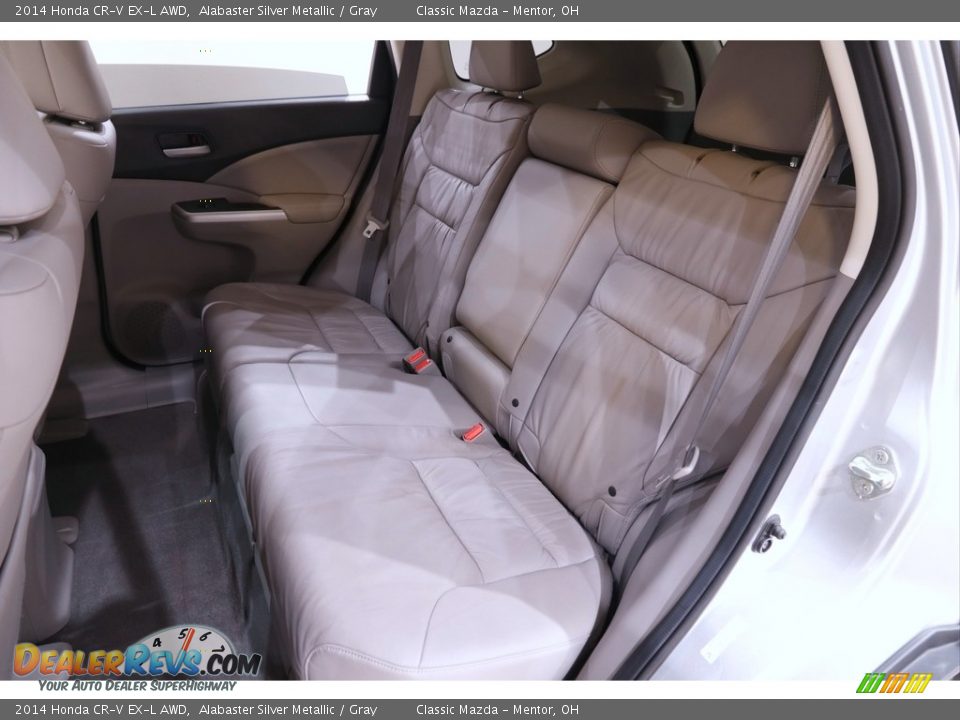 2014 Honda CR-V EX-L AWD Alabaster Silver Metallic / Gray Photo #17