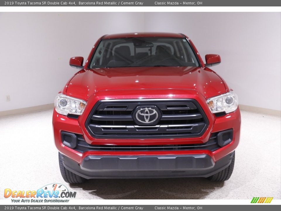 2019 Toyota Tacoma SR Double Cab 4x4 Barcelona Red Metallic / Cement Gray Photo #2