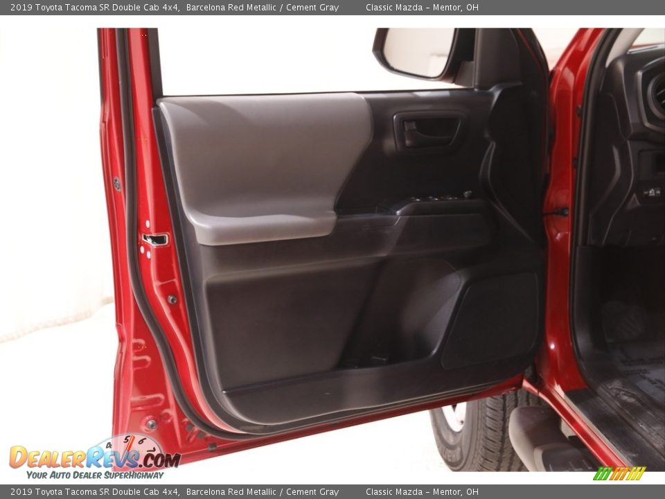 2019 Toyota Tacoma SR Double Cab 4x4 Barcelona Red Metallic / Cement Gray Photo #4