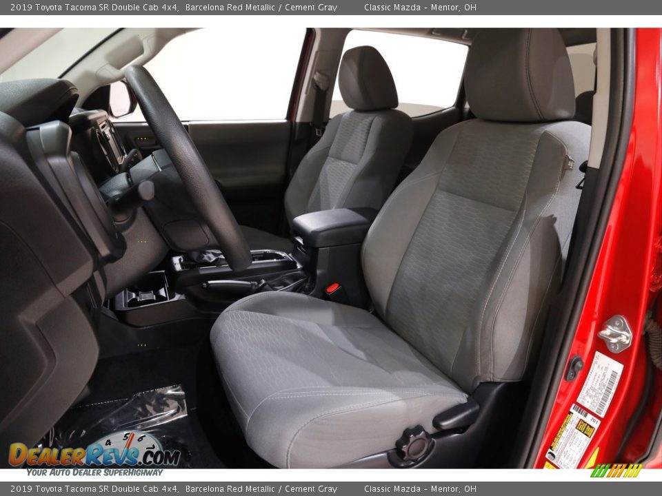 2019 Toyota Tacoma SR Double Cab 4x4 Barcelona Red Metallic / Cement Gray Photo #5