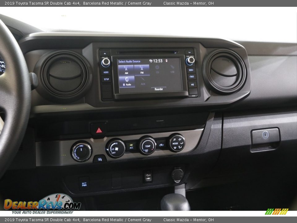 2019 Toyota Tacoma SR Double Cab 4x4 Barcelona Red Metallic / Cement Gray Photo #8