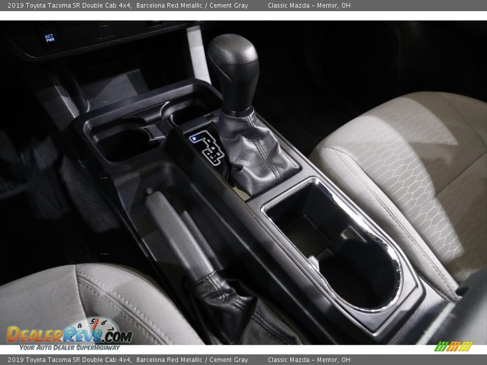2019 Toyota Tacoma SR Double Cab 4x4 Barcelona Red Metallic / Cement Gray Photo #11