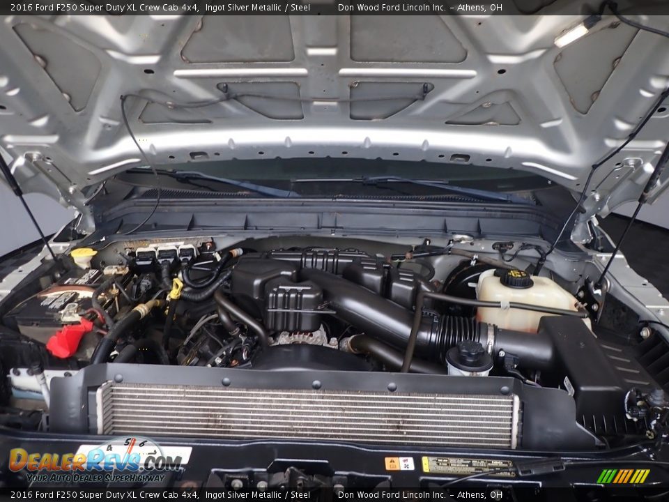 2016 Ford F250 Super Duty XL Crew Cab 4x4 Ingot Silver Metallic / Steel Photo #6