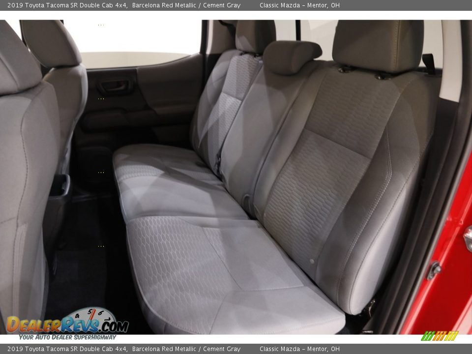 2019 Toyota Tacoma SR Double Cab 4x4 Barcelona Red Metallic / Cement Gray Photo #14