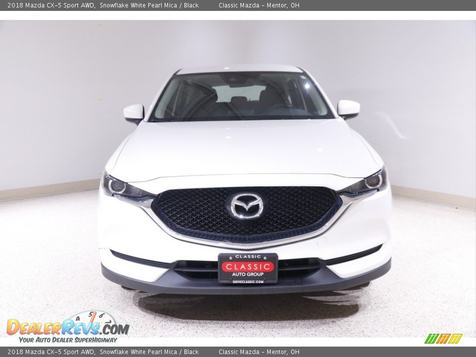 2018 Mazda CX-5 Sport AWD Snowflake White Pearl Mica / Black Photo #2