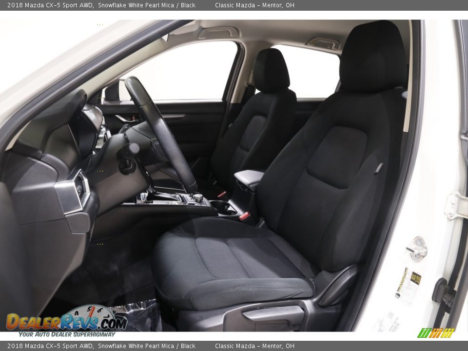 2018 Mazda CX-5 Sport AWD Snowflake White Pearl Mica / Black Photo #5