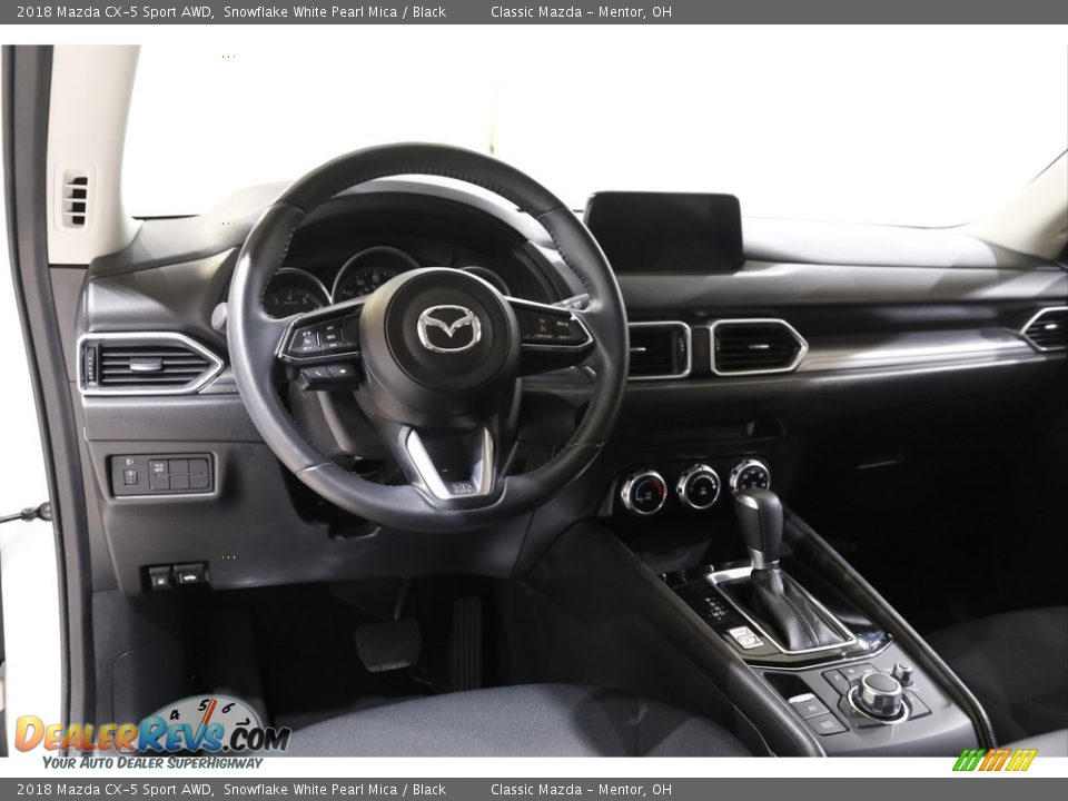 2018 Mazda CX-5 Sport AWD Snowflake White Pearl Mica / Black Photo #6