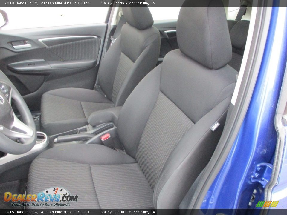 2018 Honda Fit EX Aegean Blue Metallic / Black Photo #12