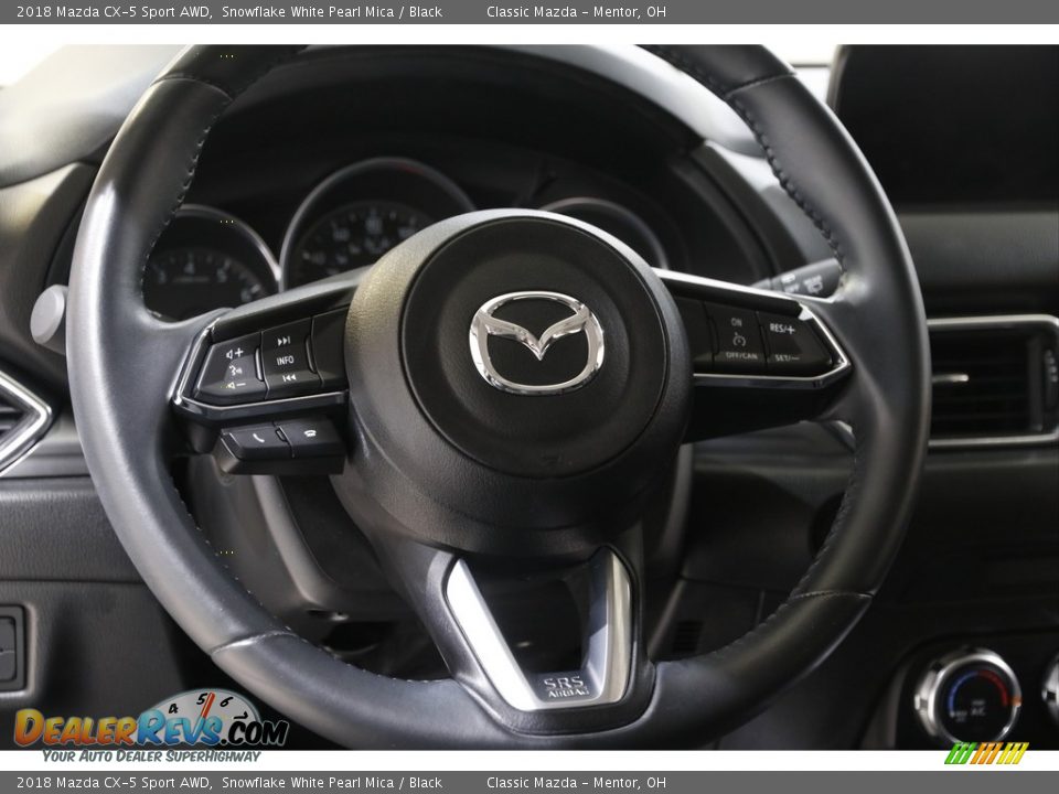 2018 Mazda CX-5 Sport AWD Snowflake White Pearl Mica / Black Photo #7