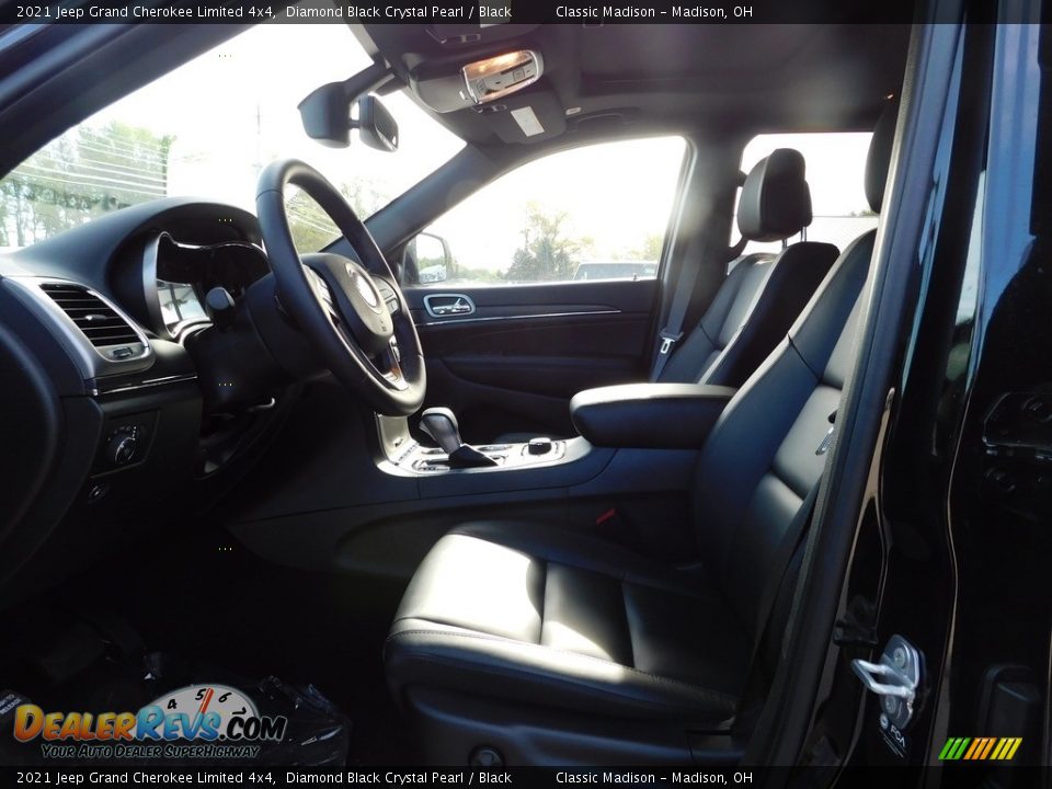 2021 Jeep Grand Cherokee Limited 4x4 Diamond Black Crystal Pearl / Black Photo #9
