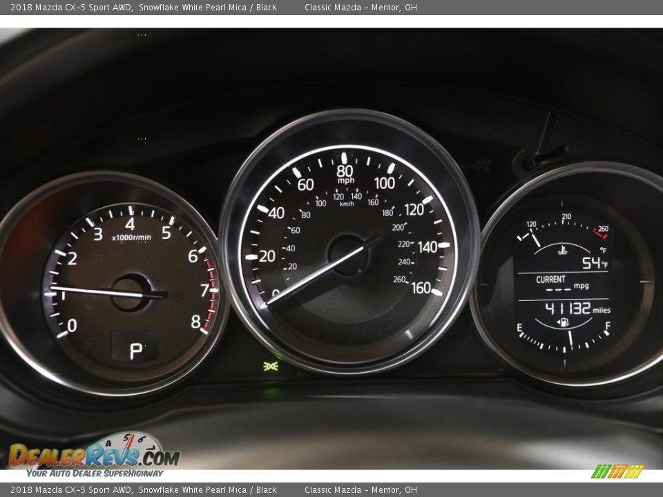 2018 Mazda CX-5 Sport AWD Snowflake White Pearl Mica / Black Photo #8