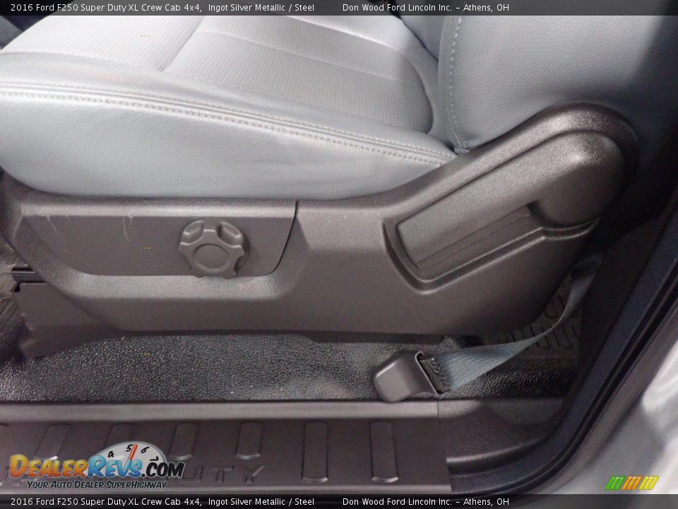 2016 Ford F250 Super Duty XL Crew Cab 4x4 Ingot Silver Metallic / Steel Photo #20
