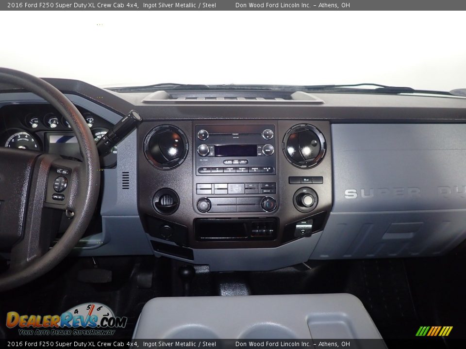 2016 Ford F250 Super Duty XL Crew Cab 4x4 Ingot Silver Metallic / Steel Photo #22
