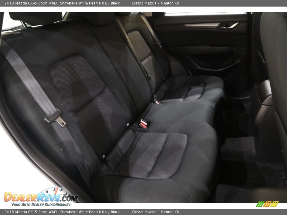 2018 Mazda CX-5 Sport AWD Snowflake White Pearl Mica / Black Photo #14