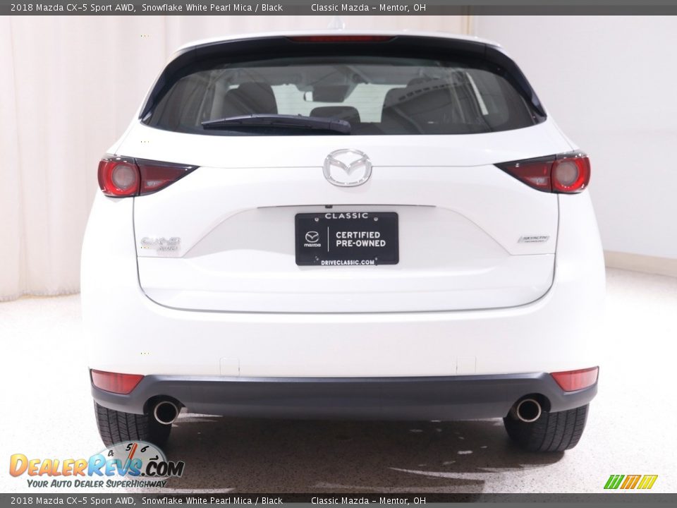 2018 Mazda CX-5 Sport AWD Snowflake White Pearl Mica / Black Photo #16