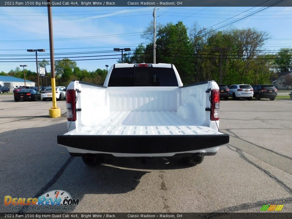 2021 Ram 1500 Big Horn Quad Cab 4x4 Bright White / Black Photo #5