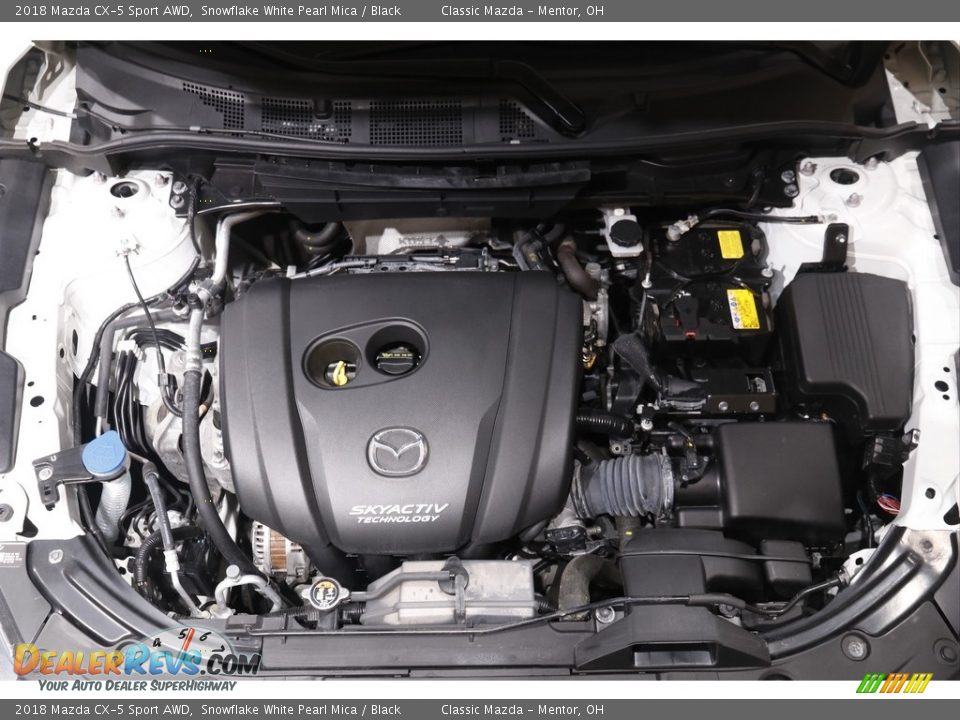 2018 Mazda CX-5 Sport AWD Snowflake White Pearl Mica / Black Photo #17