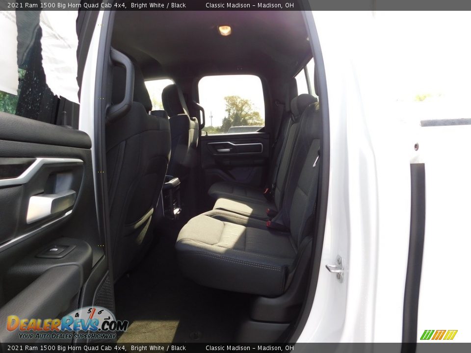 2021 Ram 1500 Big Horn Quad Cab 4x4 Bright White / Black Photo #7