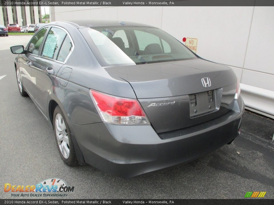 2010 Honda Accord EX-L Sedan Polished Metal Metallic / Black Photo #3