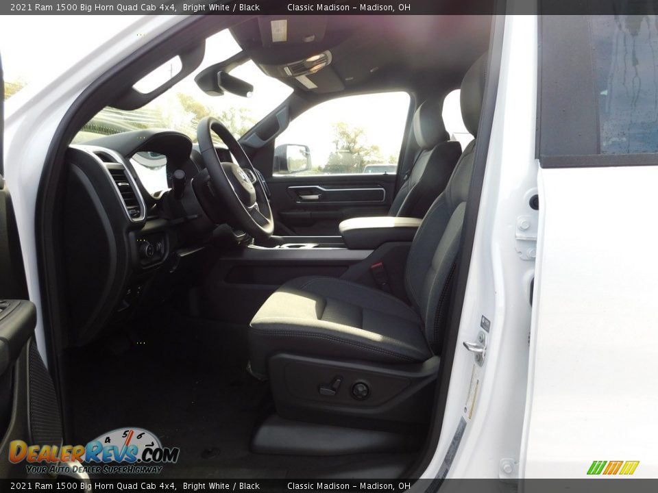 2021 Ram 1500 Big Horn Quad Cab 4x4 Bright White / Black Photo #9