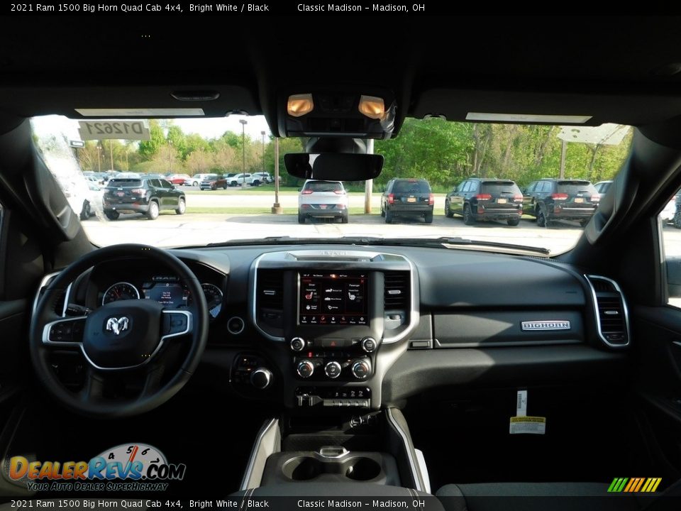 2021 Ram 1500 Big Horn Quad Cab 4x4 Bright White / Black Photo #10