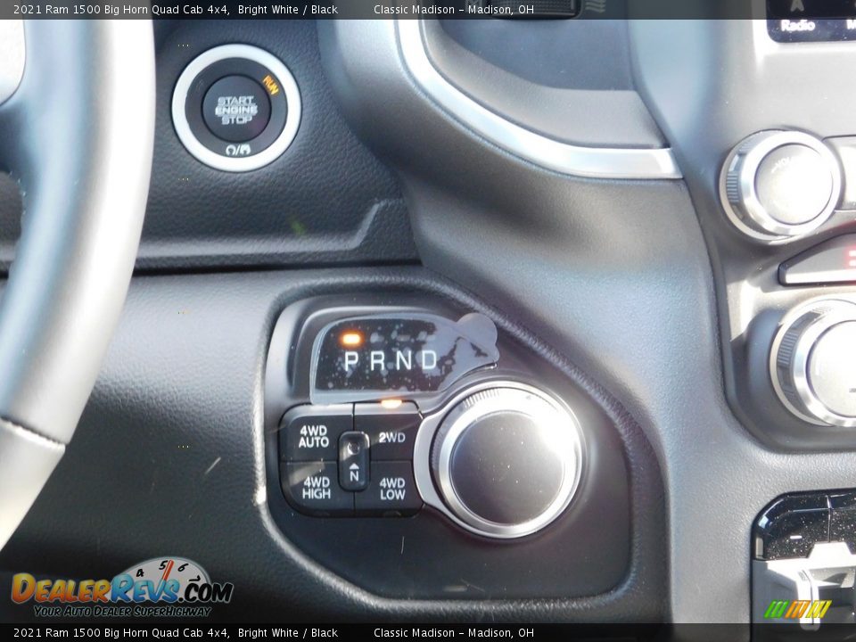 2021 Ram 1500 Big Horn Quad Cab 4x4 Bright White / Black Photo #12