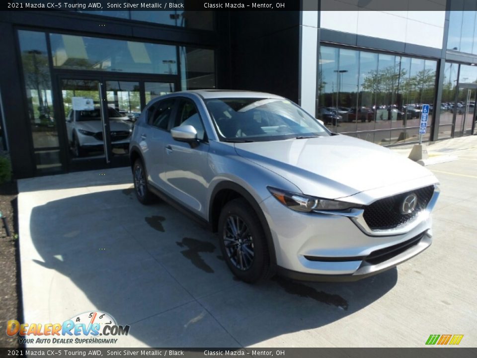 2021 Mazda CX-5 Touring AWD Sonic Silver Metallic / Black Photo #1