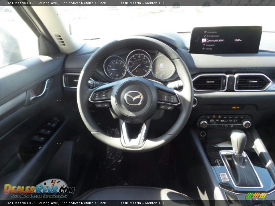 2021 Mazda CX-5 Touring AWD Sonic Silver Metallic / Black Photo #4